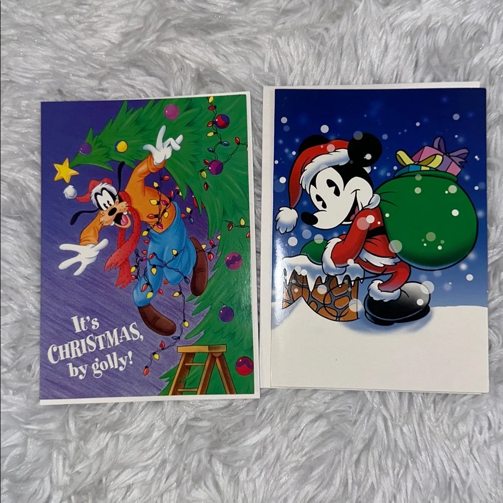 Mickey Mouse Holiday Collection Greeting Cards 6 Cards Christmas Goofy Minnie